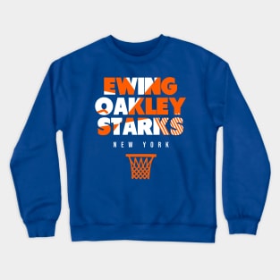 New York Throwback Basketball Crewneck Sweatshirt